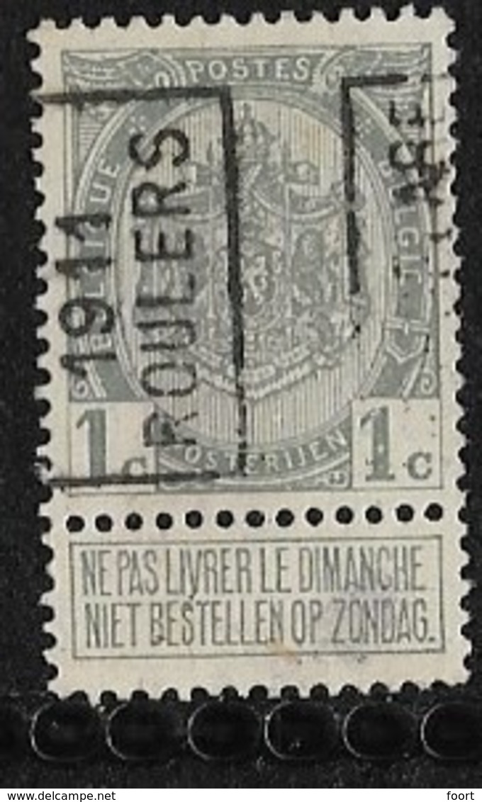 Roeselaere  1911  Nr. 1648A - Roller Precancels 1910-19