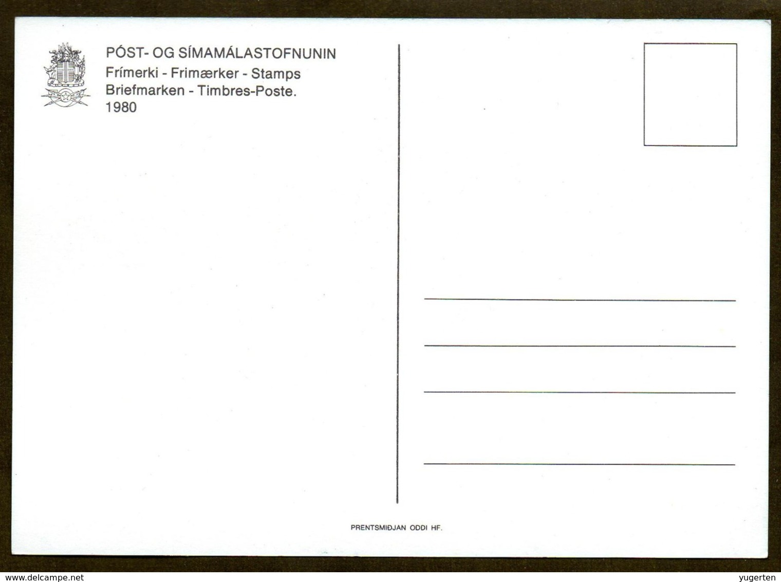 ISLAND ISLANDE - Timbres De 1980 - Stamps Of 1980 - Neuve/Mint Non écrite - Europa - Stamps (pictures)