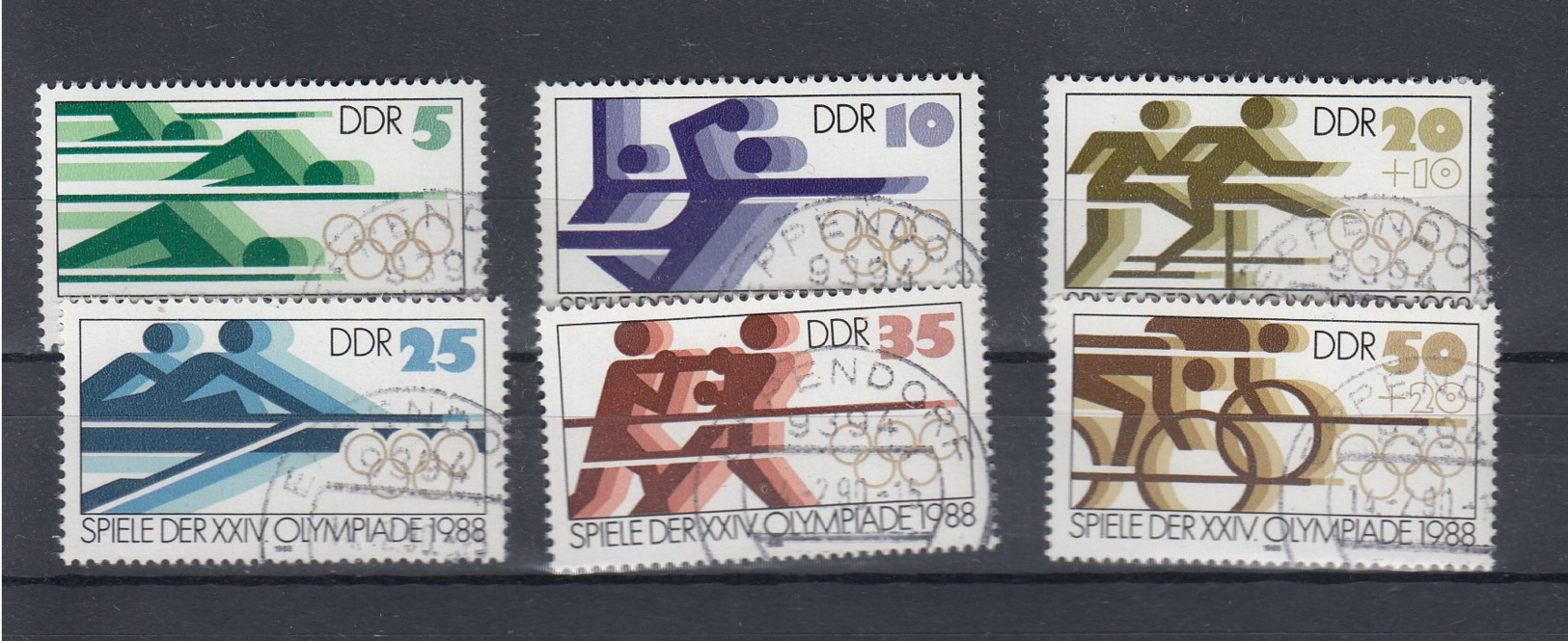 DDR Michel Kat. Nr.   Gest  3183/3188 - Usados