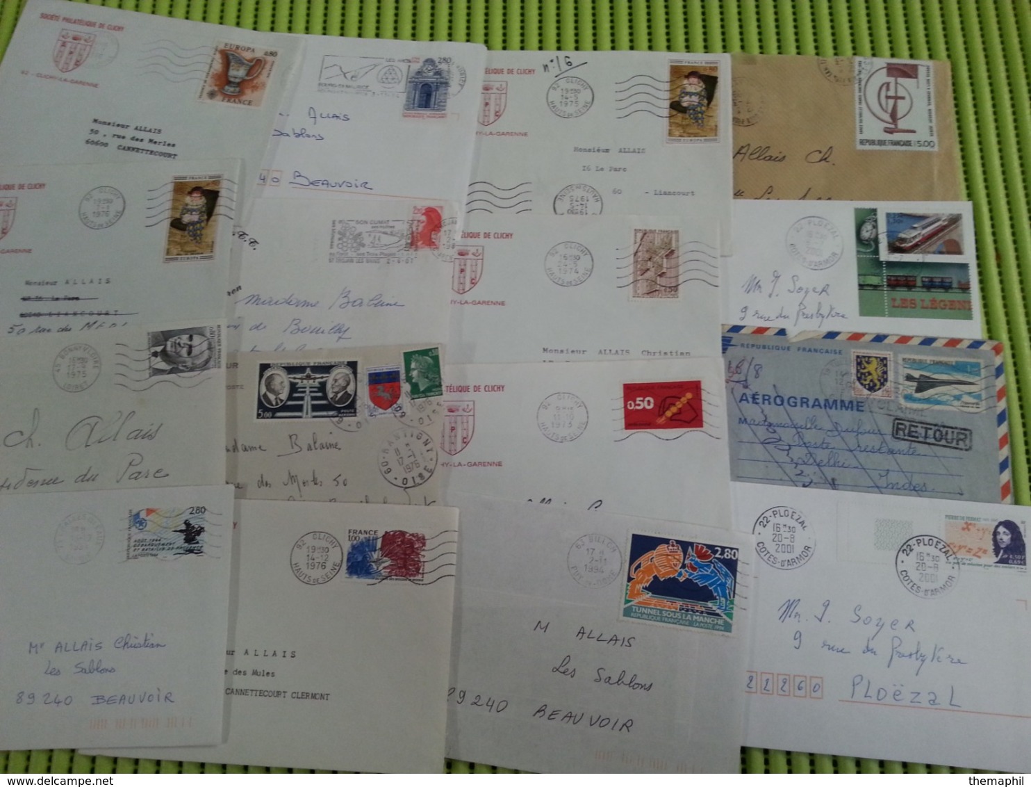 lot n° T 817  FRANCE une archive de + de 400 lettres