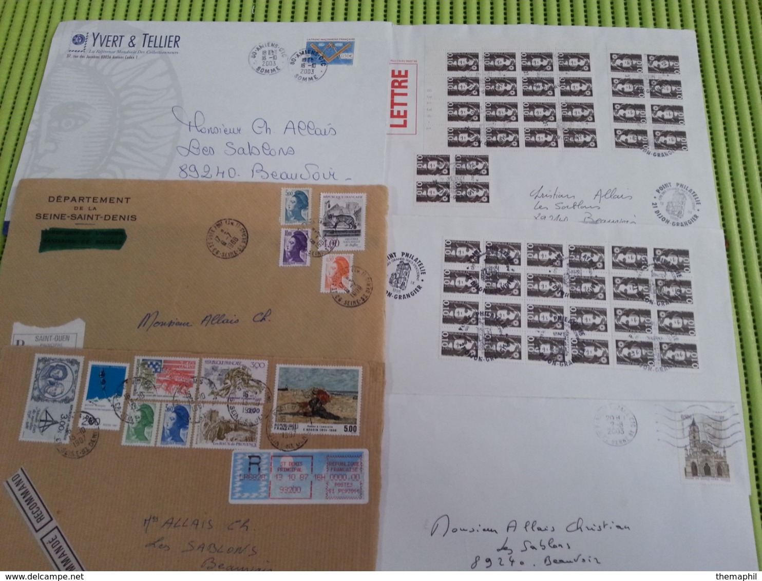 lot n° T 817  FRANCE une archive de + de 400 lettres