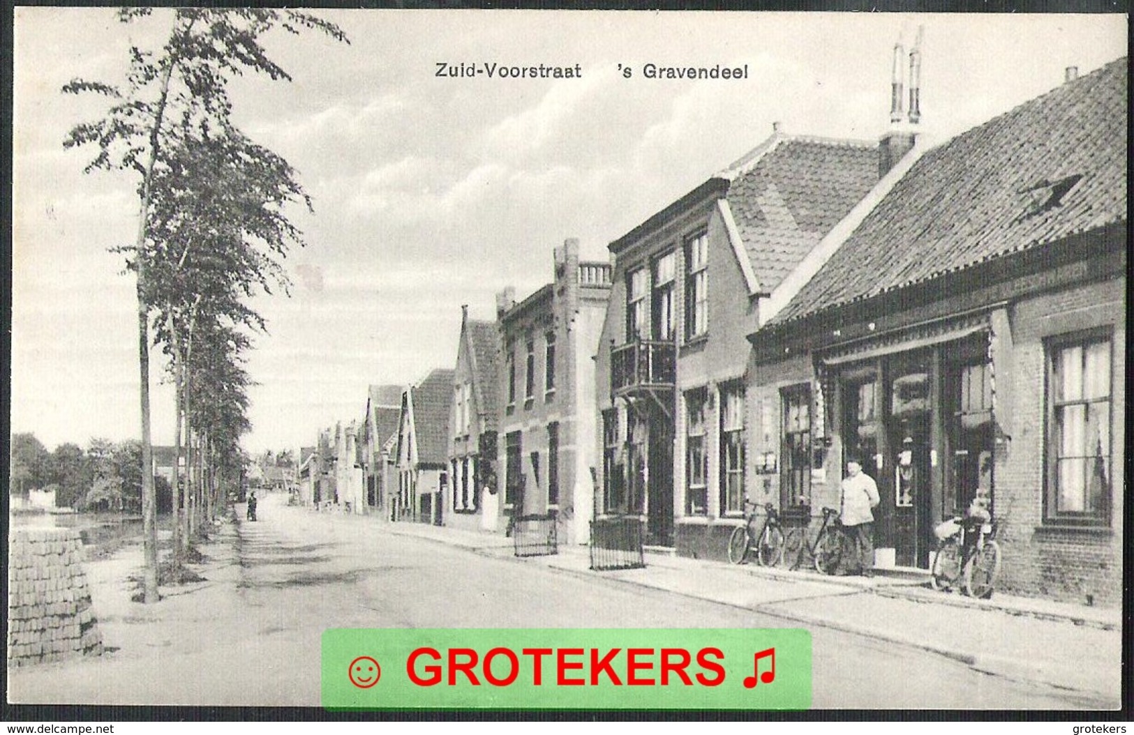 ’s-GRAVENDEEL Zuid-Voorstraat 1929 - Autres & Non Classés