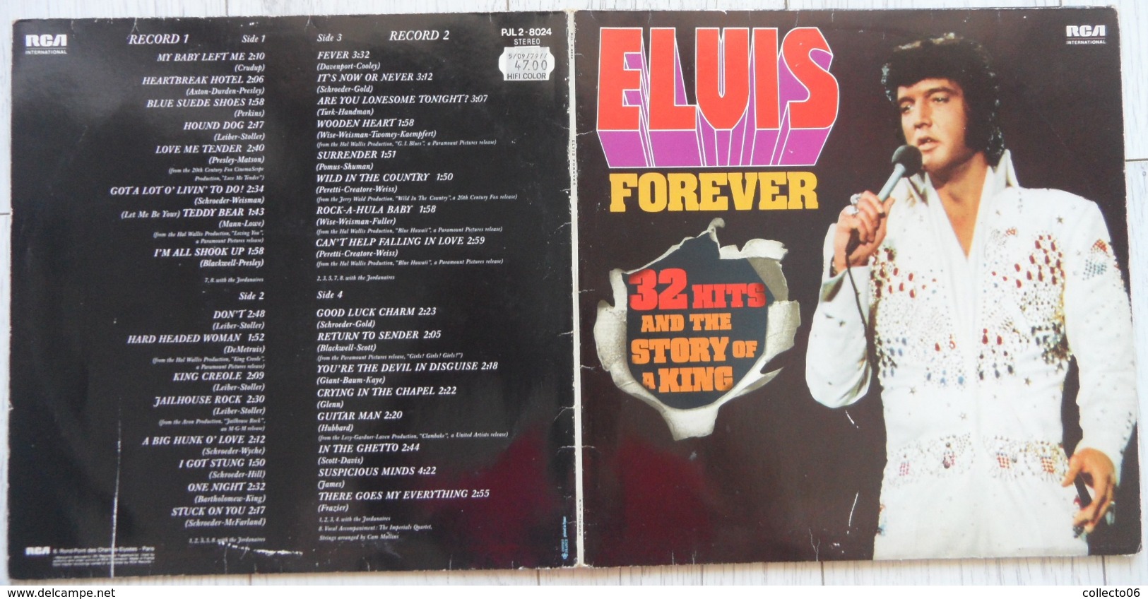 Double LP Vinyle PRESLEY Elvis Forever Pochette Ouvrable - Rock