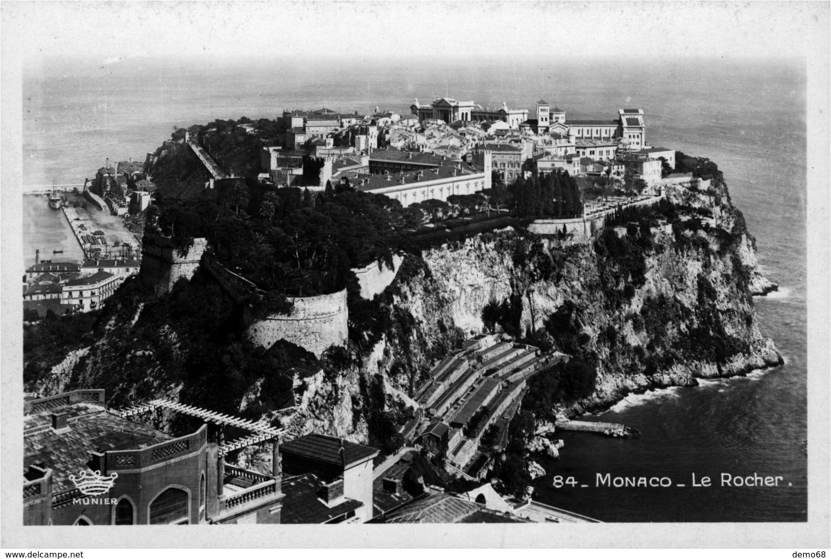 Monaco CPA CPSM Principauté  Le Rocher Belle Photo Munier Belle Photo Glacée - Multi-vues, Vues Panoramiques