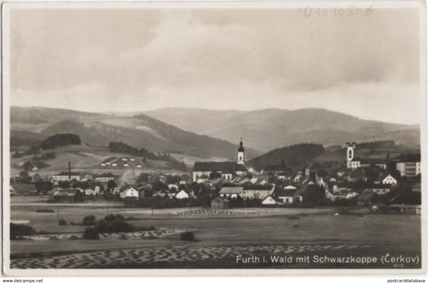 Fürth I. Wald Mit Schwarzkoppe (Cerkov) - Fuerth