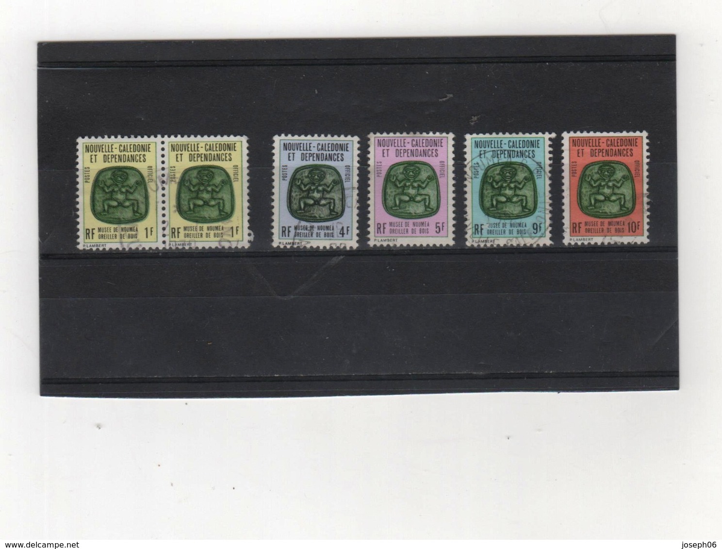 NOUVELLE  CALEDONIE     Taxe  1973  Y.T. N° 14  à  20  Incomplet  Oblitéré - Portomarken