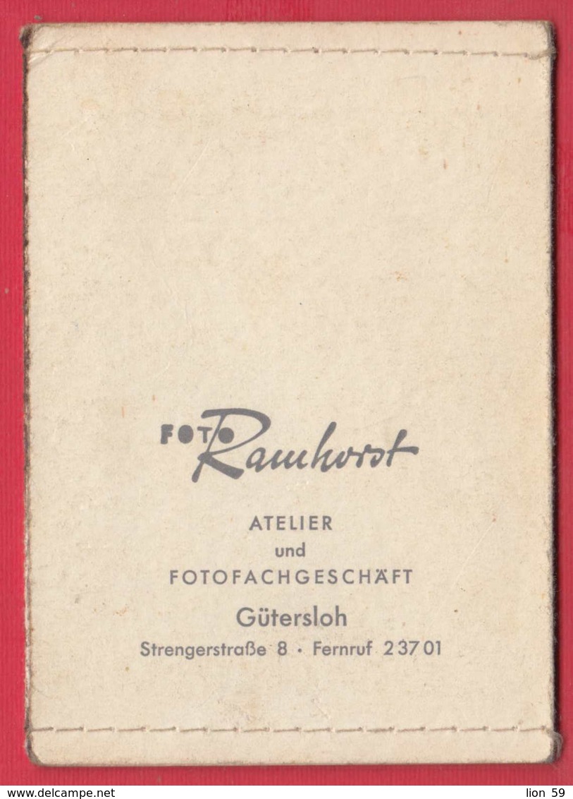 248573 / Advertising - Ancienne Pochette De Photographie FOTO RAMHORST ATELIER FOTOCHGESCHAFT Gütersloh  Germany - Matériel & Accessoires