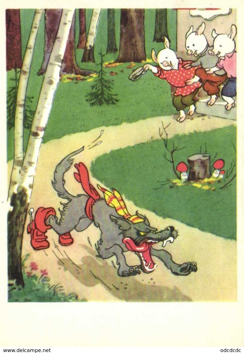 Illustrateur Les Trois Petits Cochons 3 RV Edition Russe - Contes, Fables & Légendes