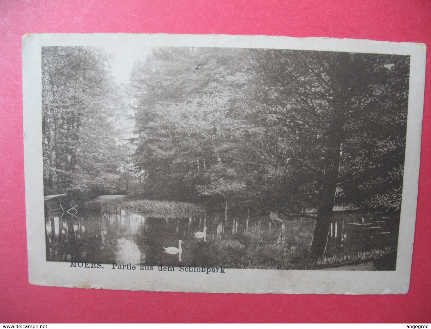 Carte    Allemagne  Moers    Partie Aus Dem Schlospark   1921    Parc Jardin - Mörs