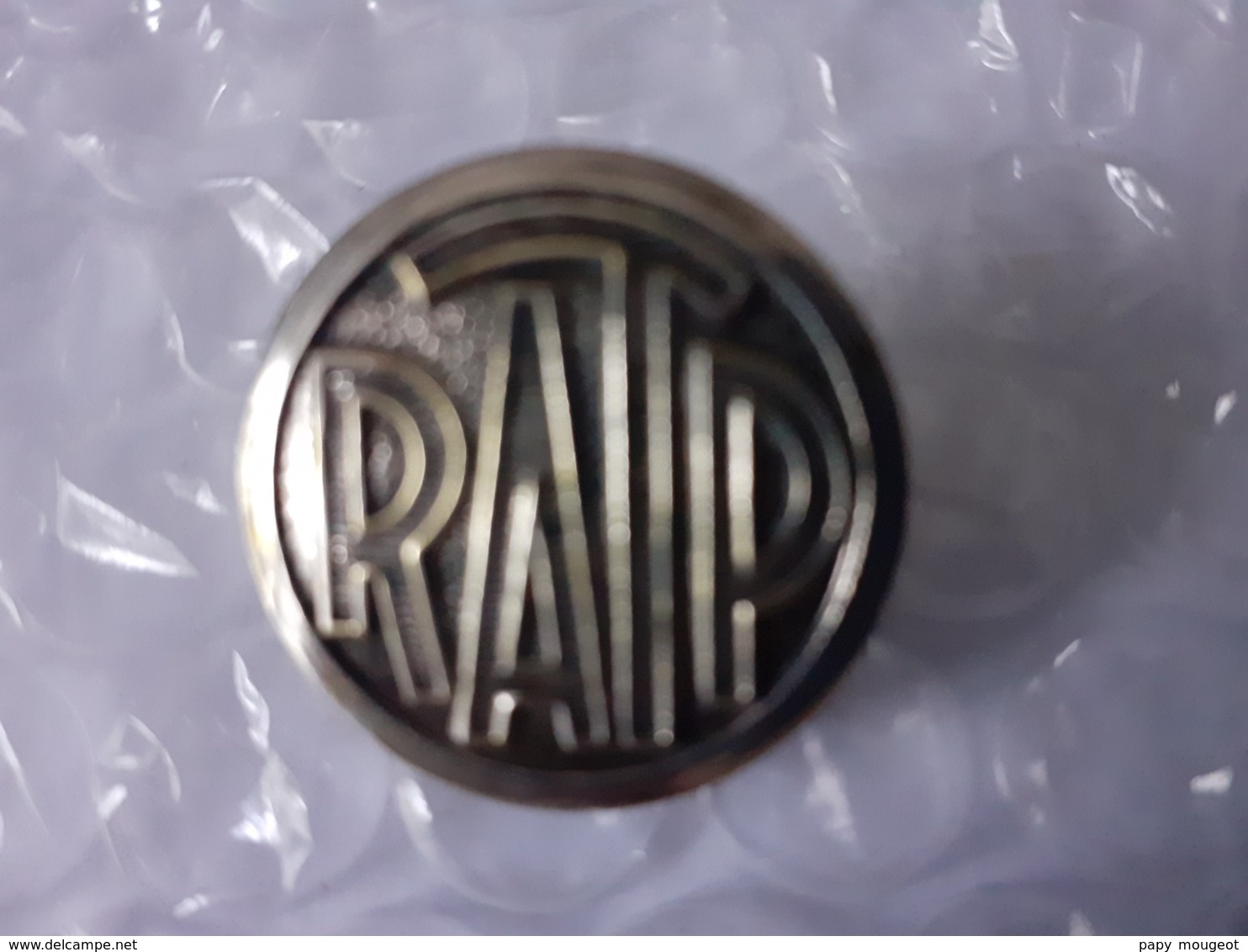 Bouton De La R.A.T.P GM 22 Mm Fabricant A.M. & Cie Paris - Chemin De Fer