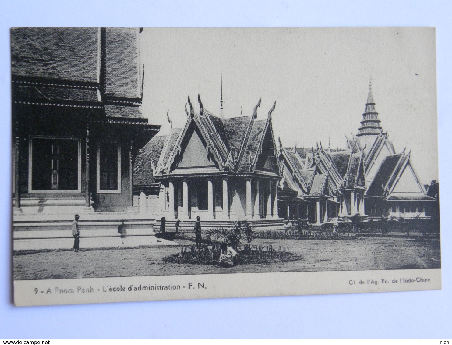 CPA ASIE - CAMBODGE - Pnom Penh - L'école D'administration - Cambodge