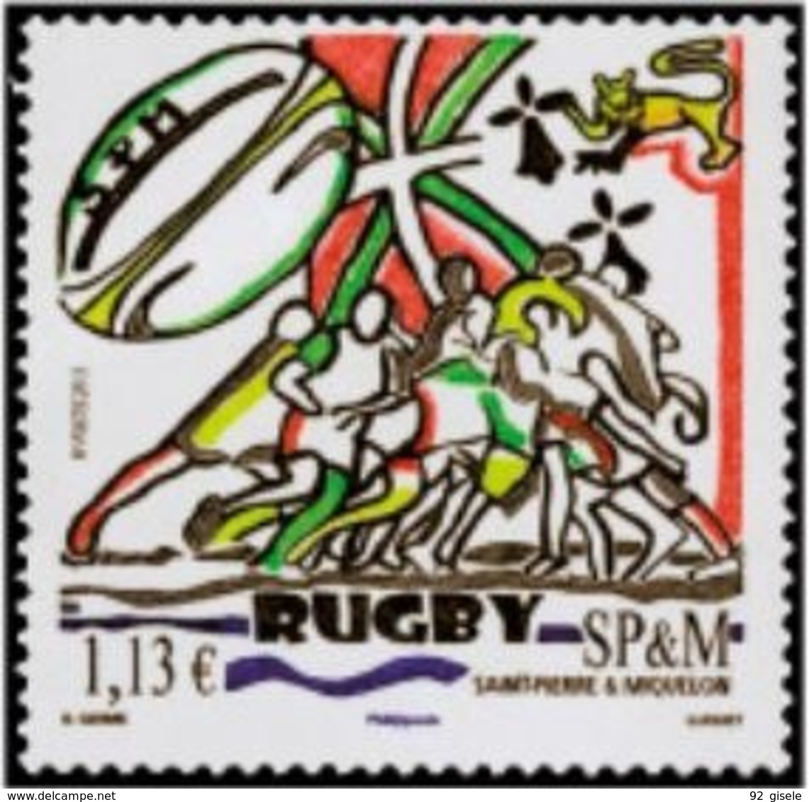 SPM YT 1068 " Le Rugby " 2013 Neuf** - Nuovi