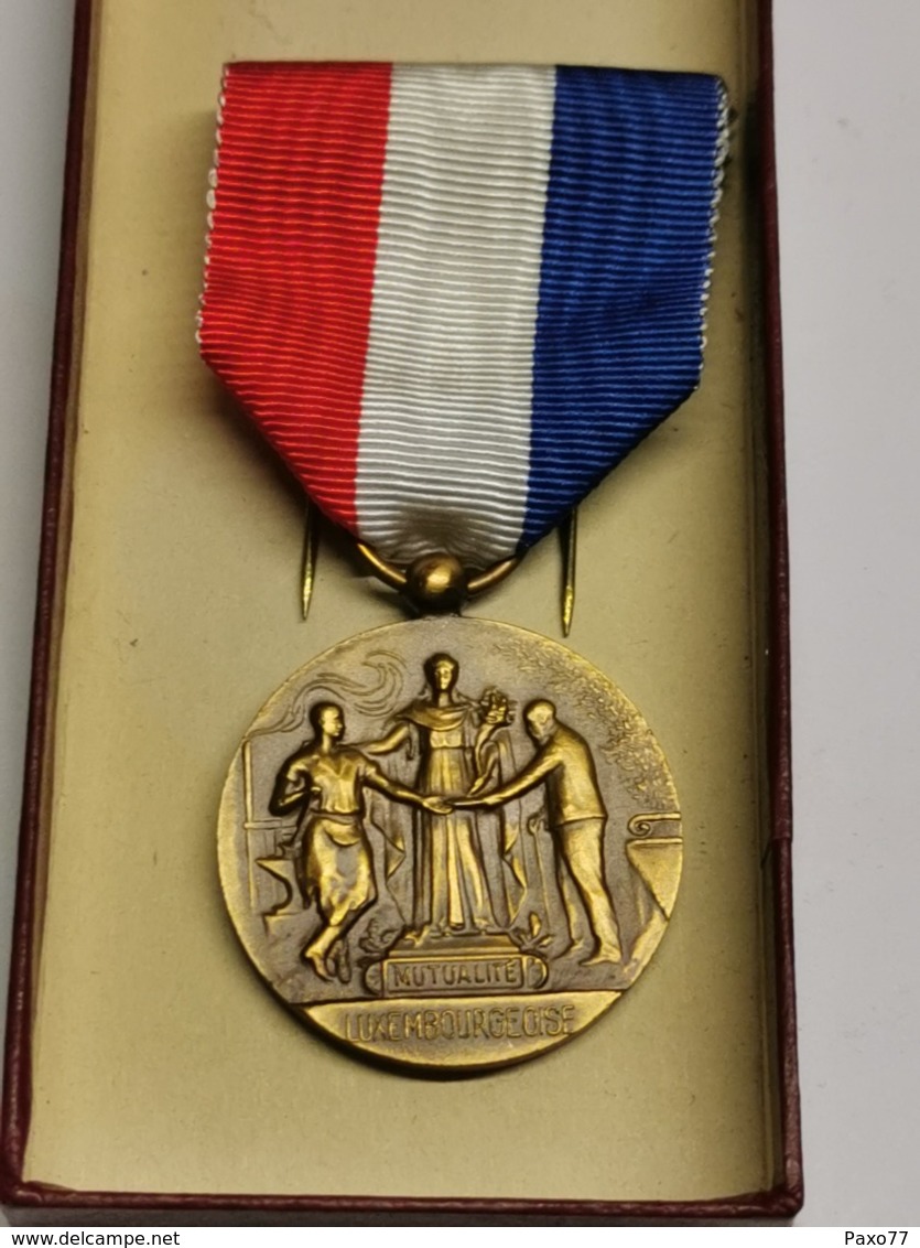 Luxembourg Médaille, Mutualité Luxembourgeois, Bronze - Other & Unclassified