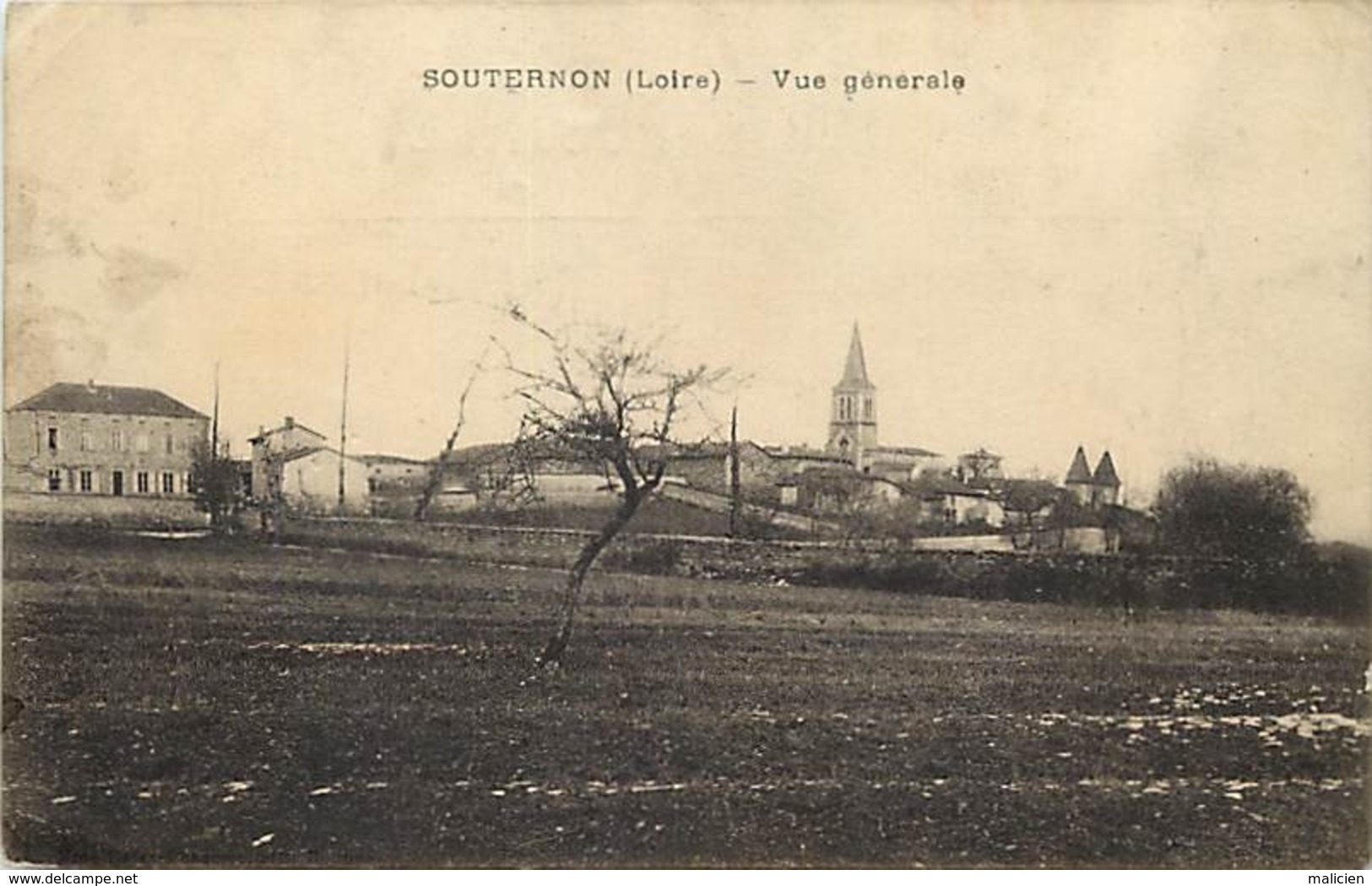 - Loire -ref-A995- Souternon  - Vue Generale - Carte Bon Etat - - Autres & Non Classés