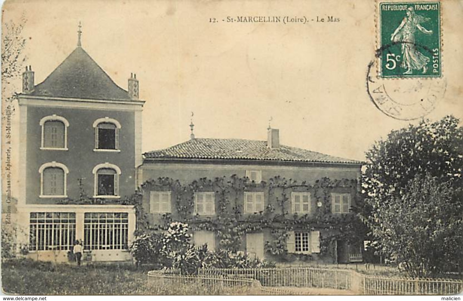 - Loire -ref-A993- Saint Marcellin - St Marcellin - Le Mas - Chateau - Chateaux - - Autres & Non Classés