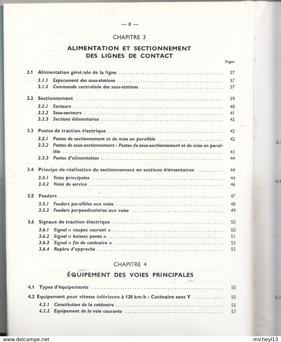 Electification En Courant Monophasé 25kV-50Hz- Cours De 1977 - Railway