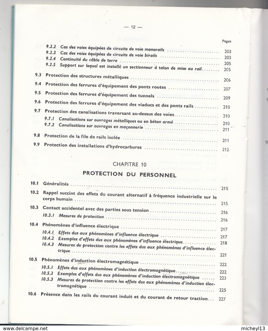 Electification en courant monophasé 25kV-50Hz- cours de 1977