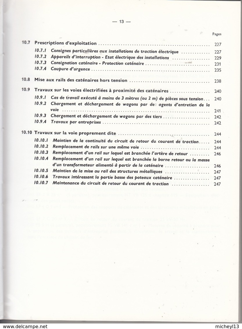 Electification en courant monophasé 25kV-50Hz- cours de 1977