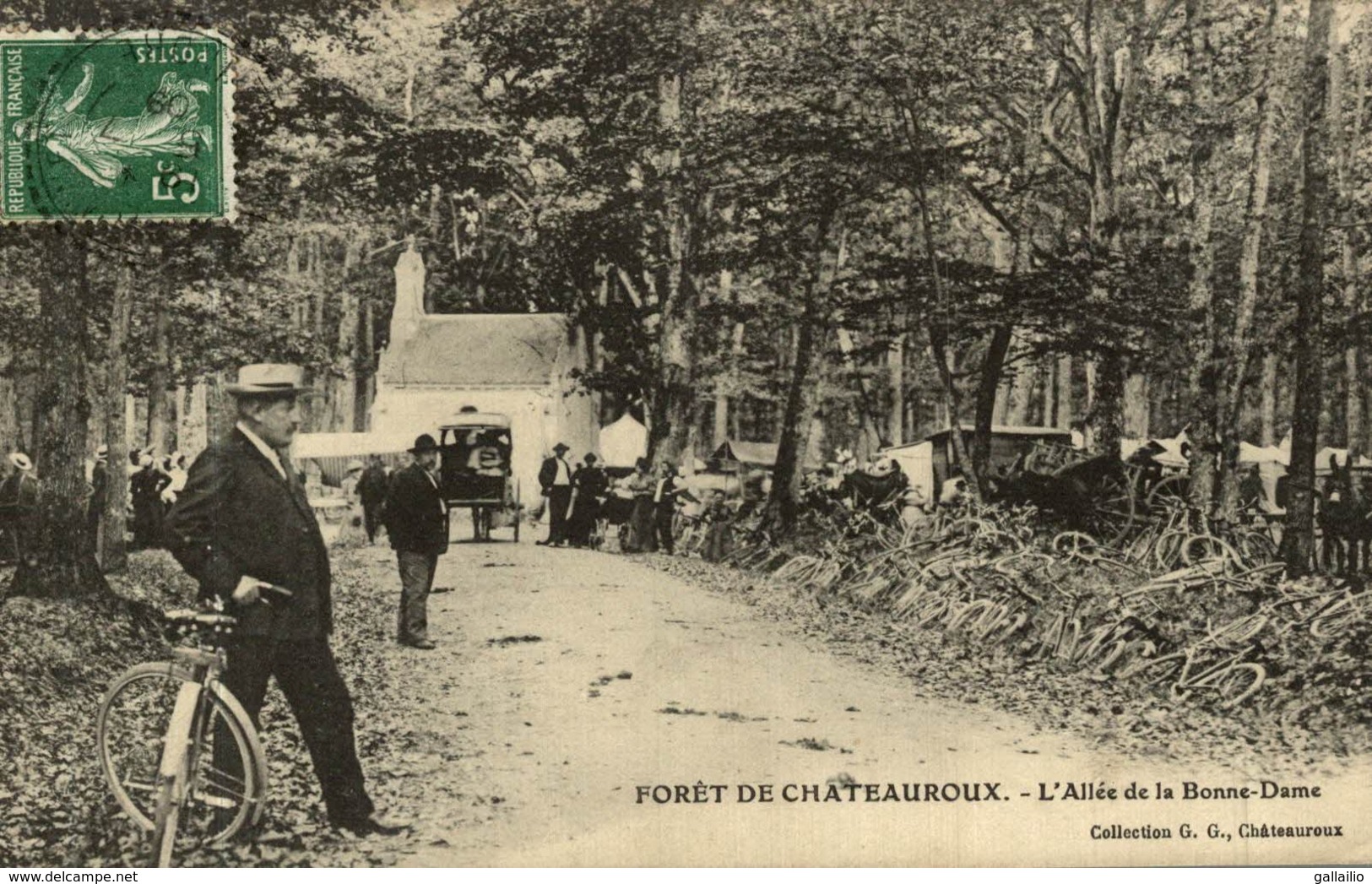 FORET DE CHATEAUROUX L'ALLEE DE LA BONNE DAME - Chateauroux