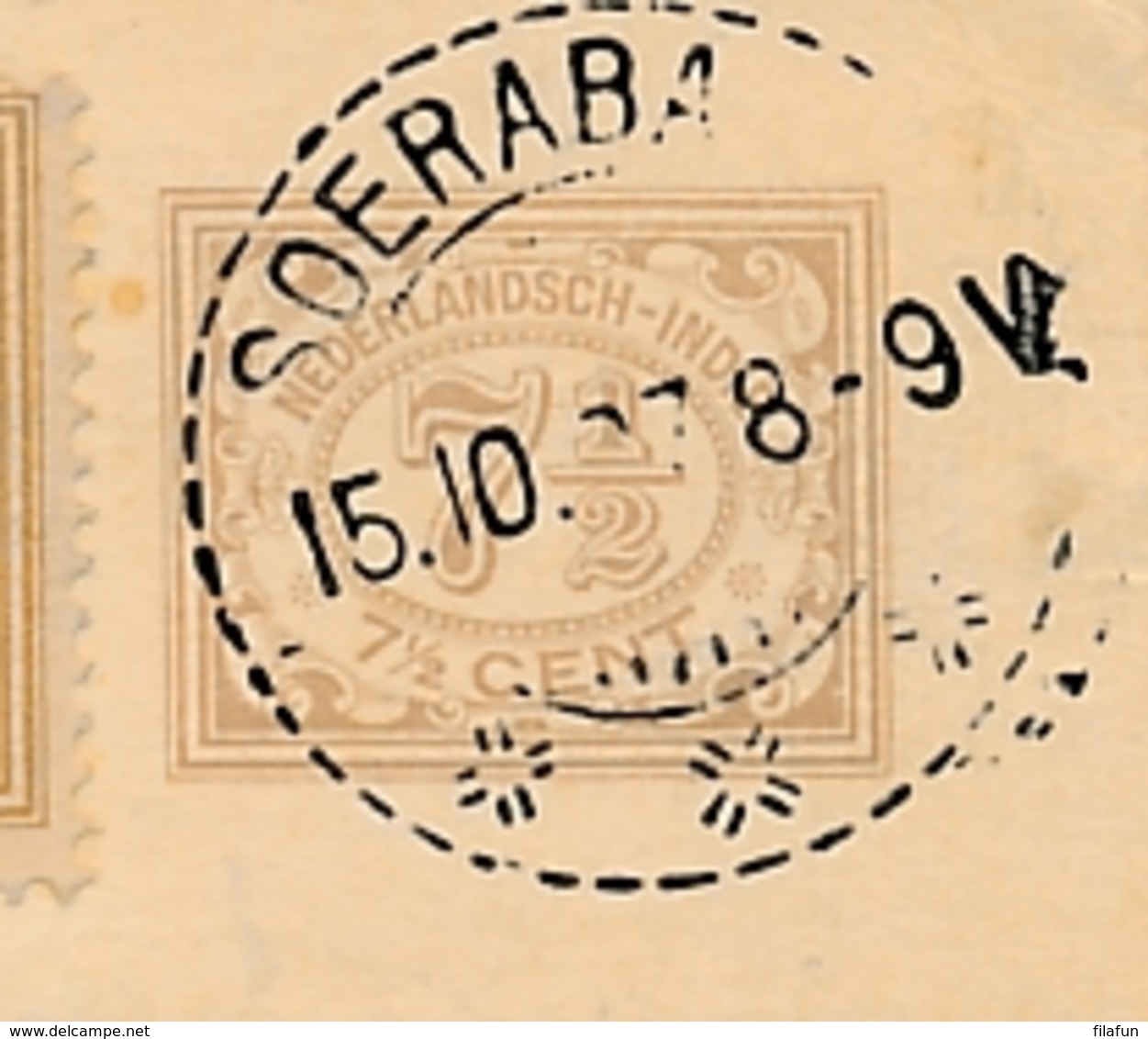 Nederlands Indië / Nederland - 1927 - Rijk Gefrankeerde Briefkaart Met Koppenvlucht Van Soerabaja Naar Sneek / Nederland - Nederlands-Indië