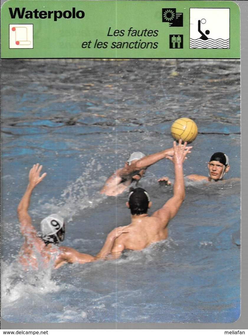 GF854 - FICHES EDITIONS RENCONTRE - WATER POLO - DESZO GYARMATI - Autres & Non Classés