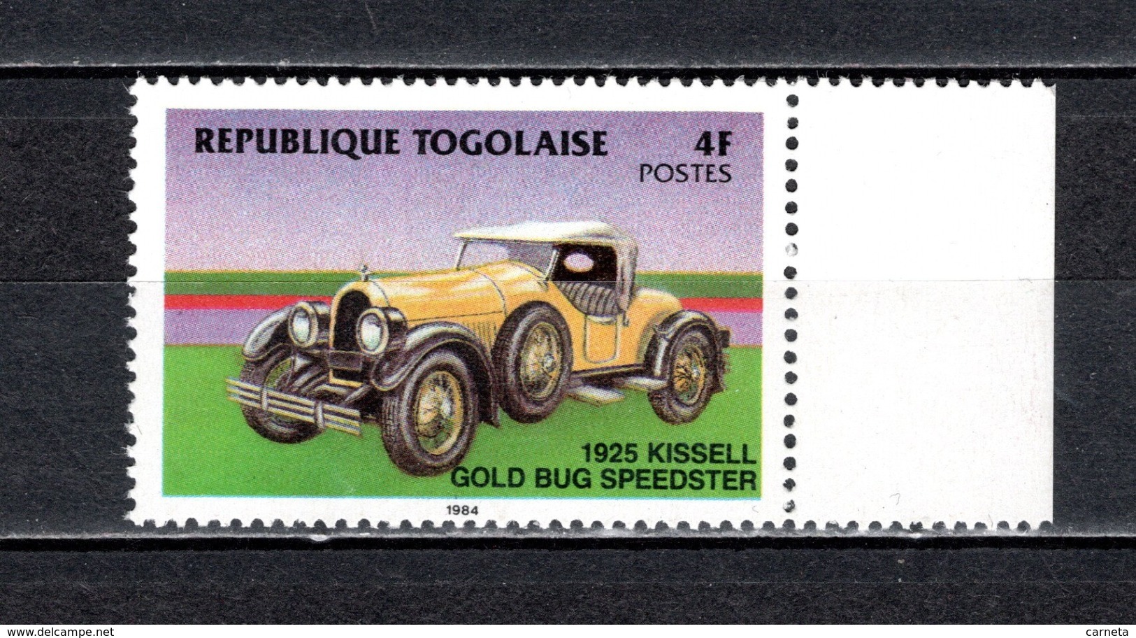 TOGO N° 1156  NEUF SANS CHARNIERE COTE  0.90€  AUTOMOBILE VOITURE ANCIENNE - Togo (1960-...)