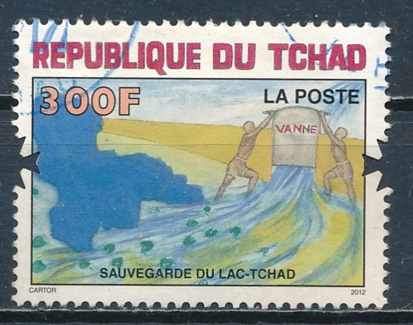 °°° CIAD TCHAD - SALVAGUARDIA DEL LAGO - 2012 °°° - Ciad (1960-...)