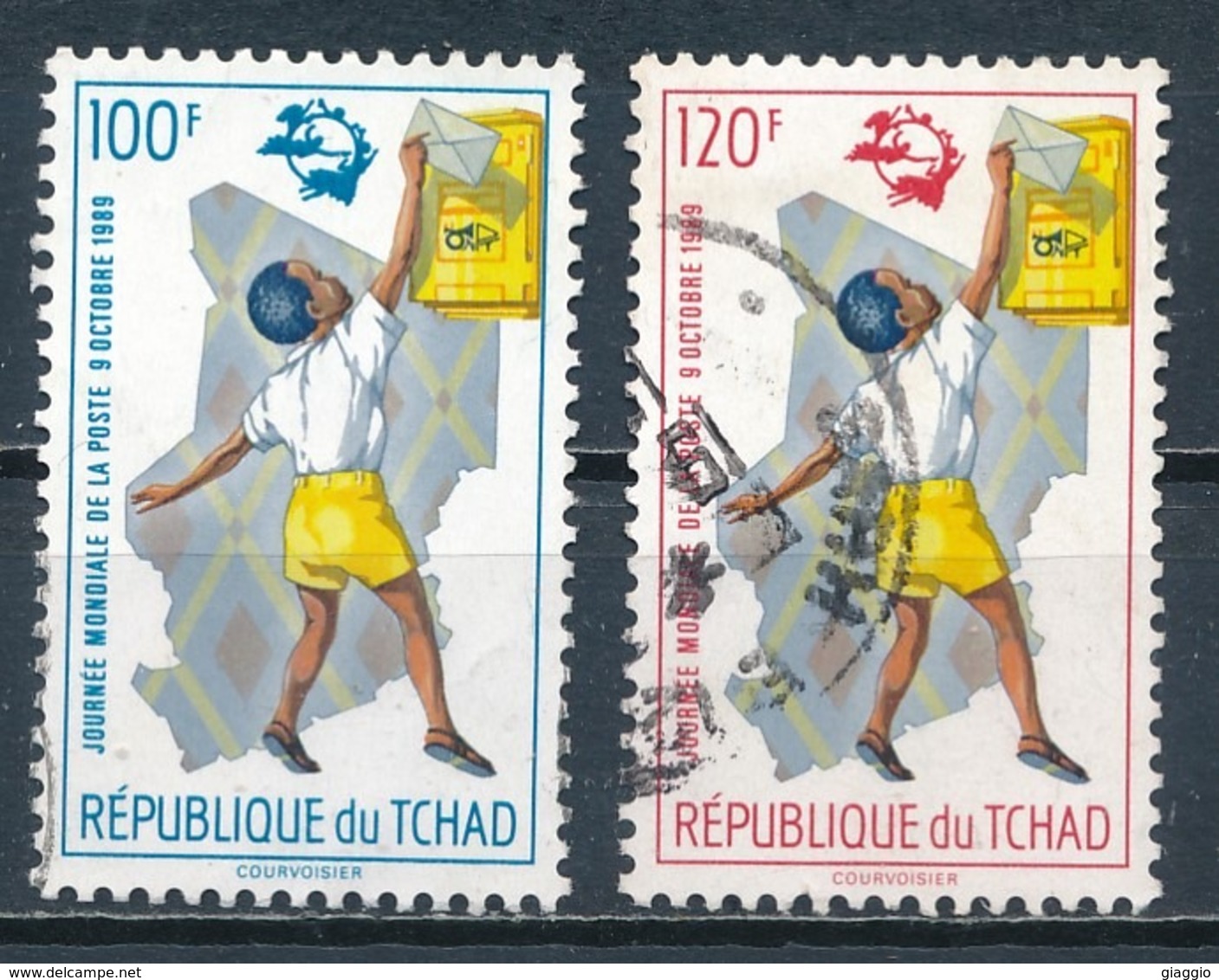 °°° CIAD TCHAD - Y&T N°515A/B - 1989 °°° - Ciad (1960-...)