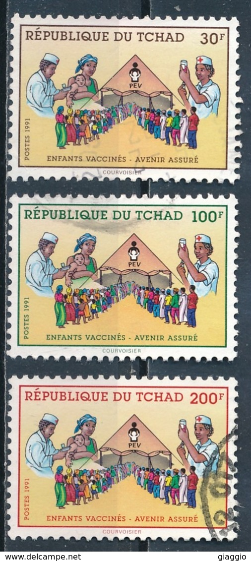 °°° CIAD TCHAD - Y&T N°526/30 - 1991 °°° - Ciad (1960-...)