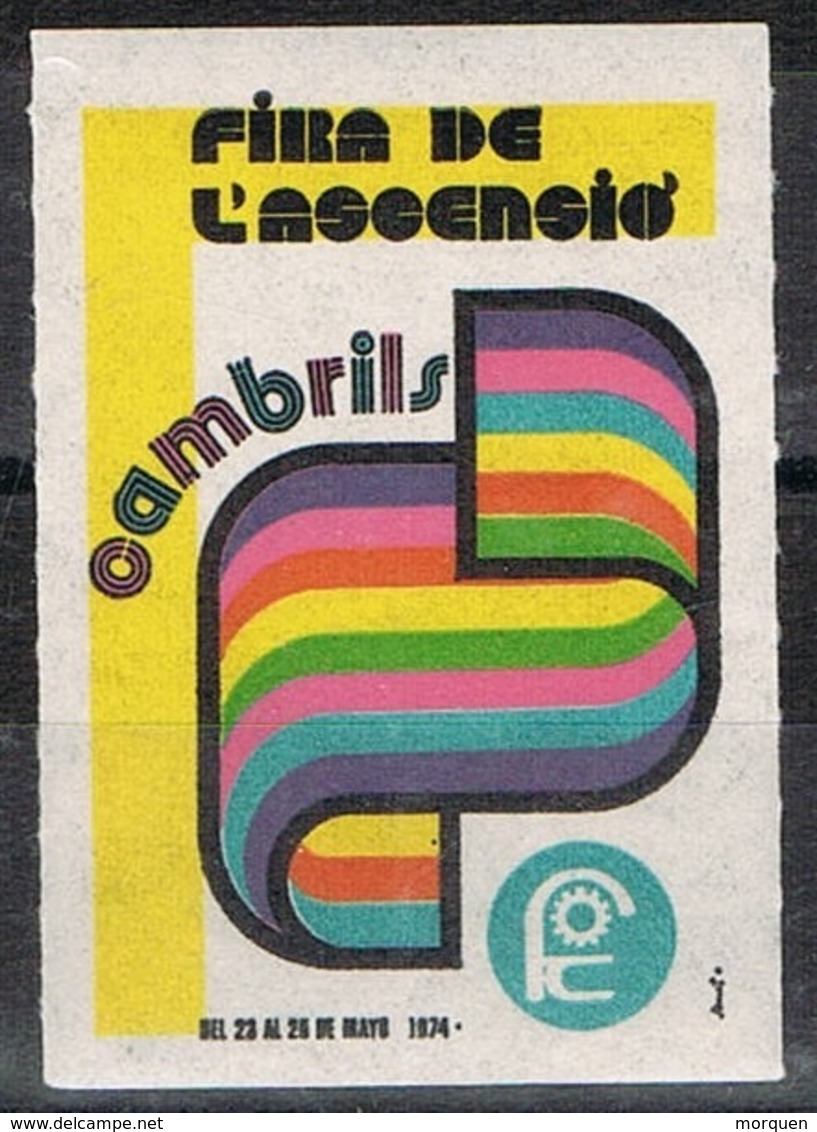 Viñeta  CAMBRILS (Tarragona) 1974, Fira De L'Ascensió,  Label, Cinderella ** - Variedades & Curiosidades