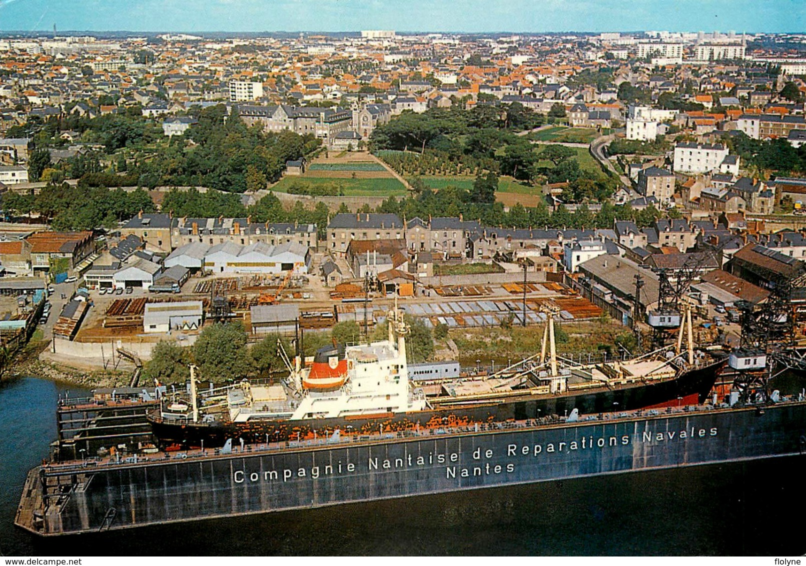 Nantes - Quartier De Chantenay Et Chantier De Construction Navale - Cie Nantaise De Réparations Navales - Bateaux - Nantes