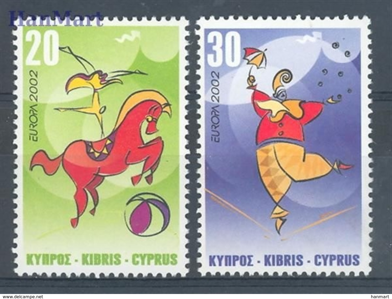 Cyprus (Republic) 2002 Mi 990-991 MNH ( ZE2 CYP990-991 ) - 2002