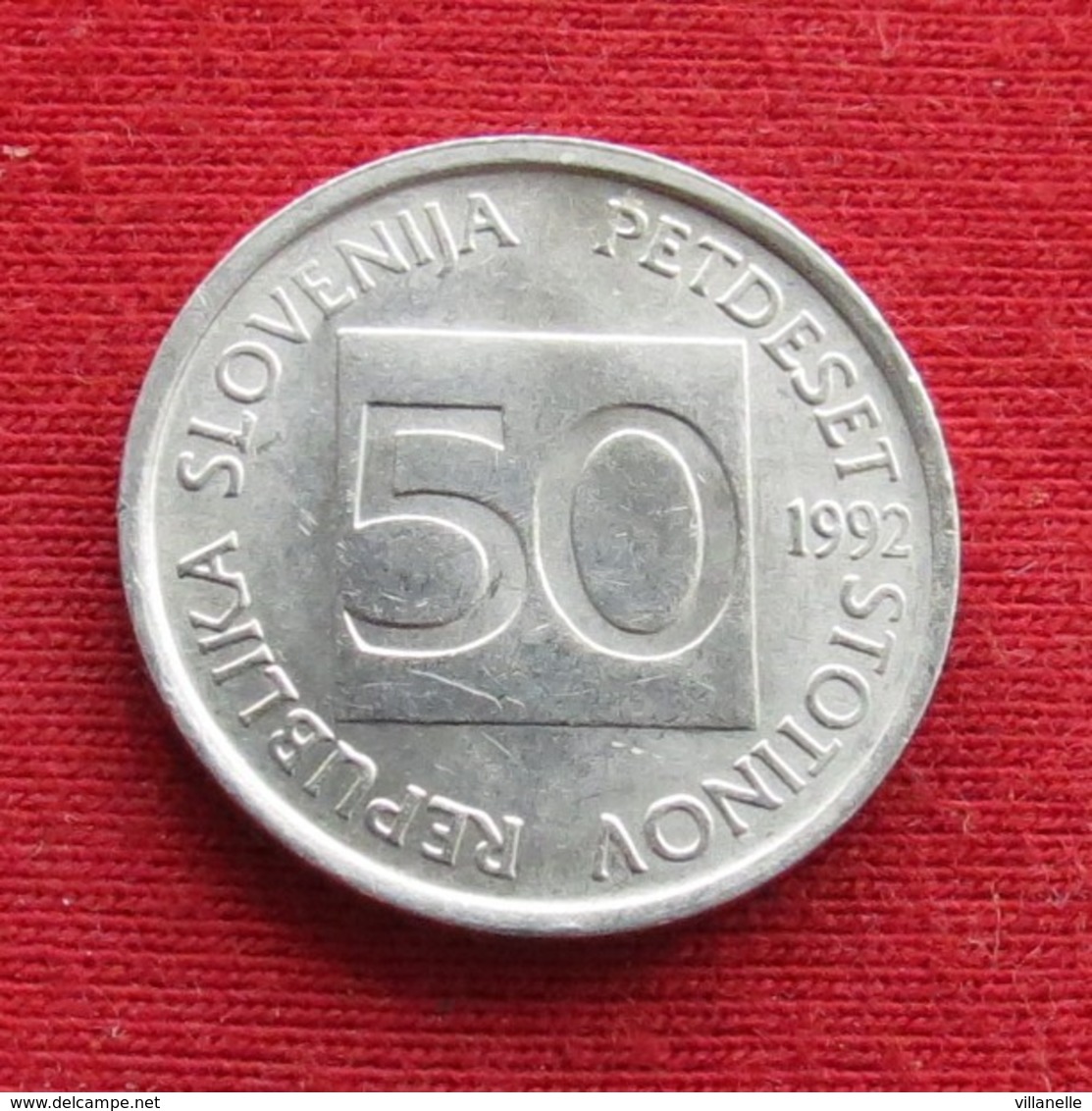 Slovenia 50 Stotinov 1992 KM# 3 Lt 552  Eslovenia Slovenija Slovenie - Slovenia