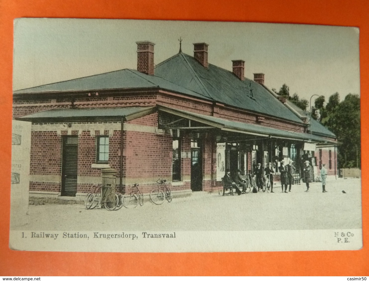 KRUGERSDORP TRANSVAAL RAILWAY STATION - South Africa
