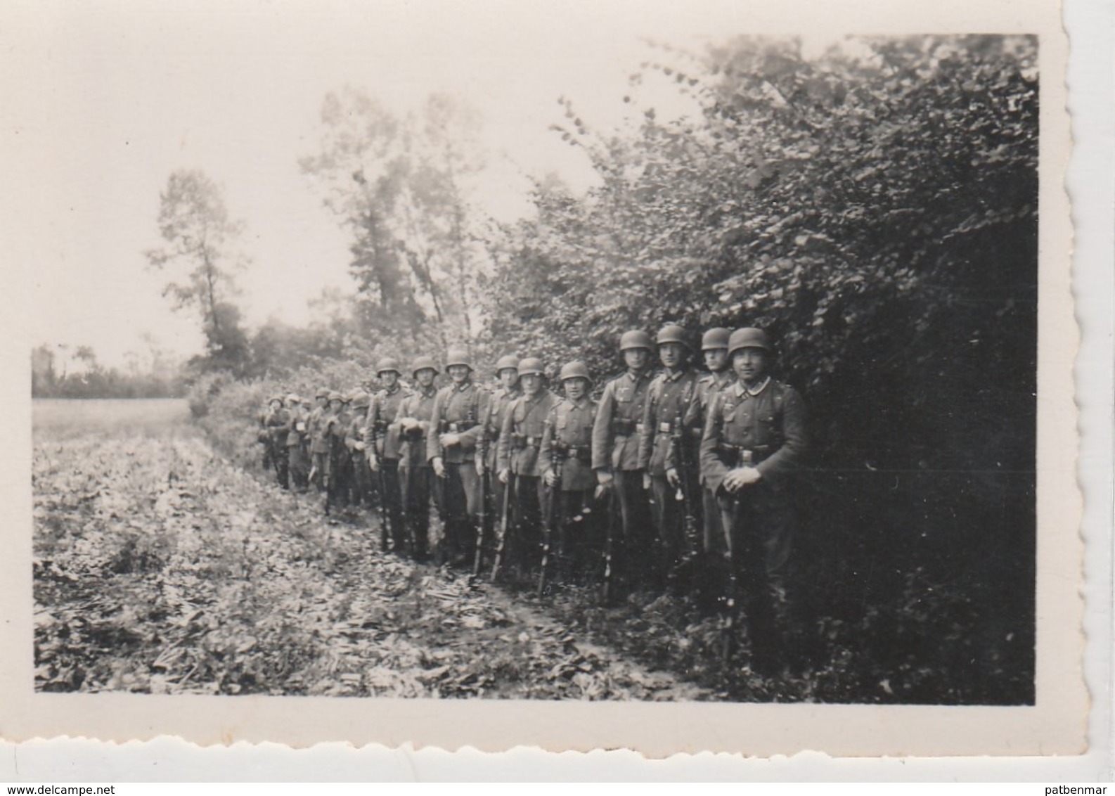 PHOTO ORIGINALE GUERRE 1939  1945 SOLDATS ALLEMAND EN PATROUILLE - 1939-45