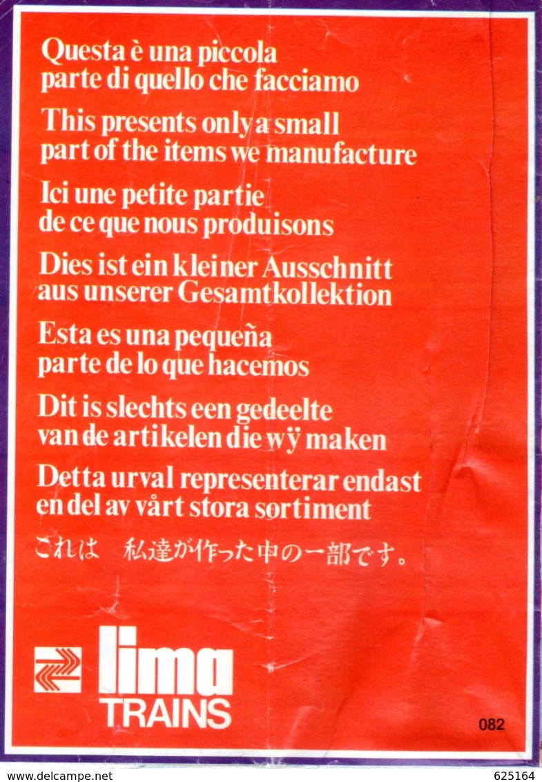 Catalogue LIMA 1977 HO Scale Folder - Anglais