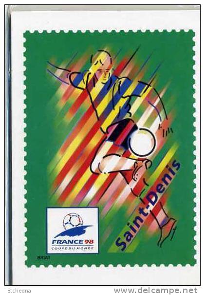 Enveloppes pré-timbrées - par 4 - FRANCE 1998 - Coupe du Monde