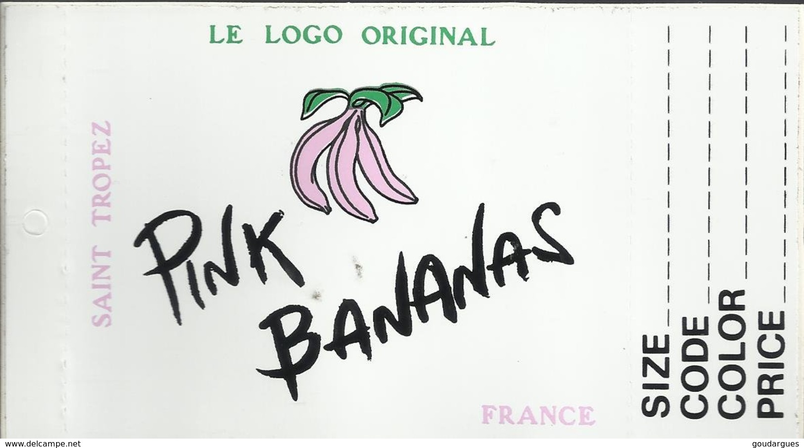 Autocollant - Le Logo Original "Pink Bananas" Saint Tropez - Autocollants