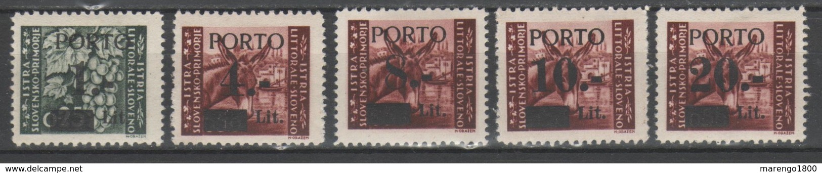 Istria E Litorale Sloveno 1945 - Segnatasse I Tipo *            (g5780) - Joegoslavische Bez.: Istrië