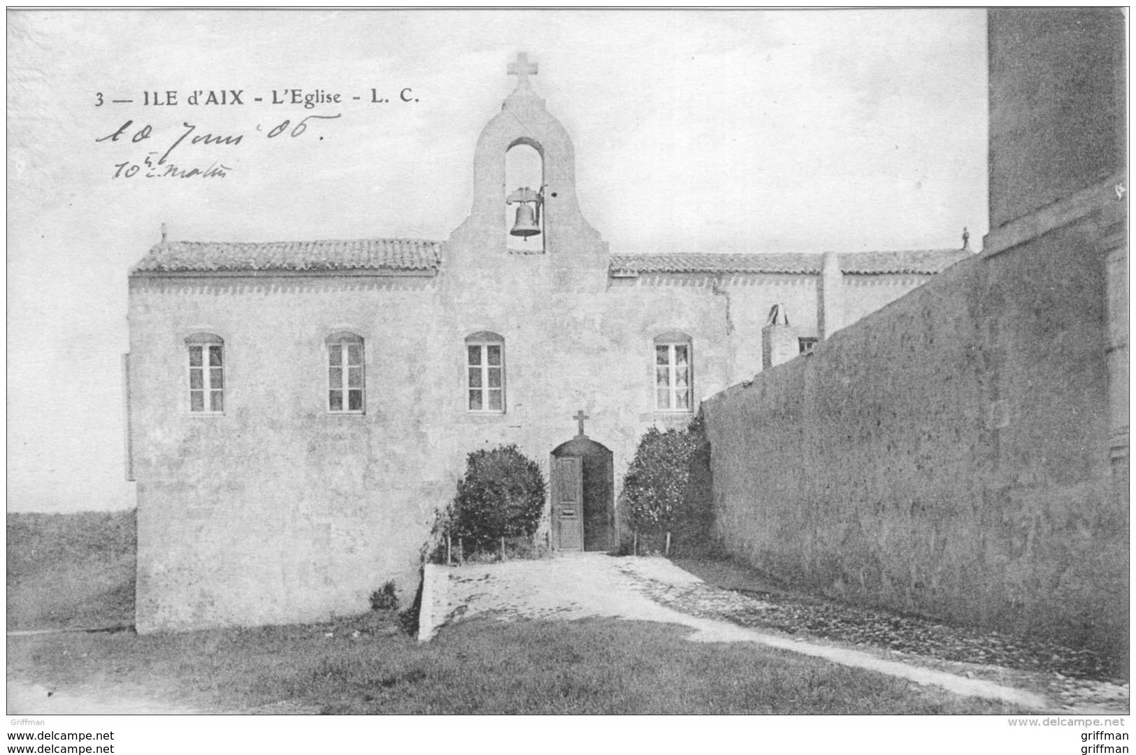 ILE D'AIX L'EGLISE 1905 TBE - Other & Unclassified