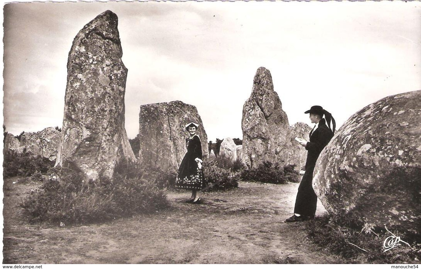 CPSM DE CARNAC  LES MENHIRS DE KERMARIO - Carnac