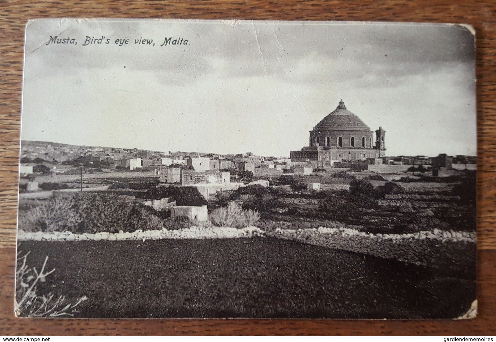 Musta, Bird's Eye View, Malta - Armée Navale, Cachet Marine Française, TAD Port Said - Malte