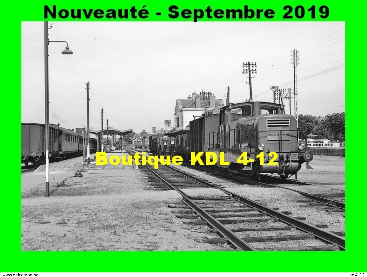 AL 600 - Train - Locotracteur CFD N° 020 C 113 En Gare D'AUTUN - Saône Et Loire - CFD Morvan - Trains