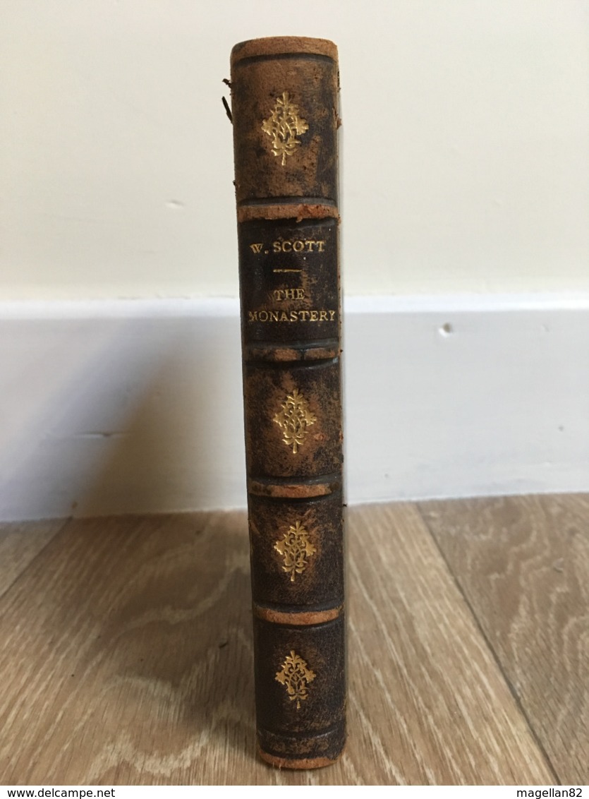 Livre Du XIXe Siècle.  WALTER-SCOTT. The MONASTERY. Collection British Authors - 1800-1849