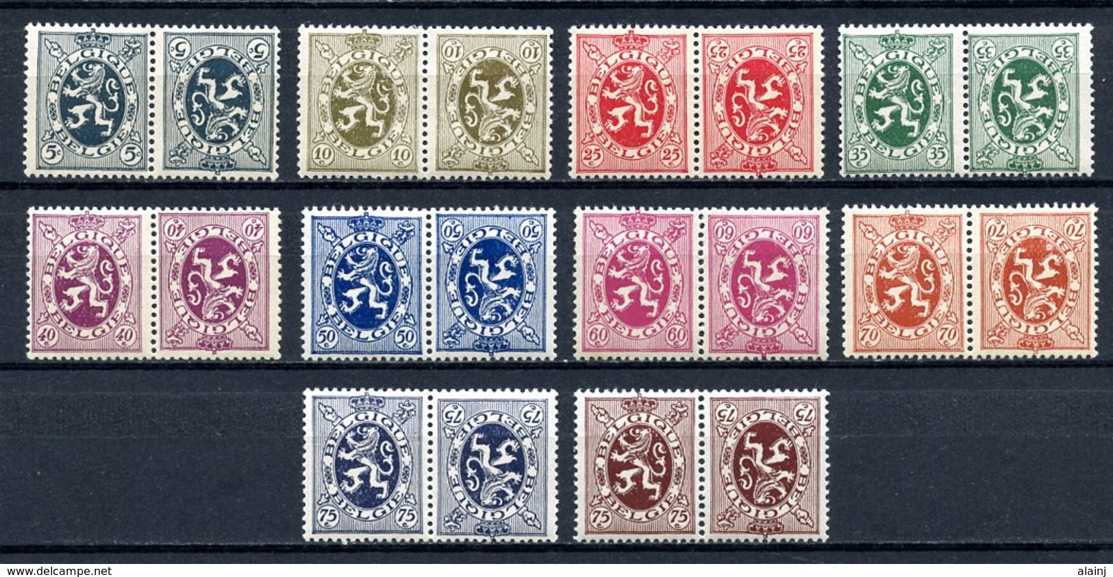 BE   KP3 - KP12   XX   ---   MNH     --  Parfait état - Tête-bêche [KP] & Inter-panels [KT]