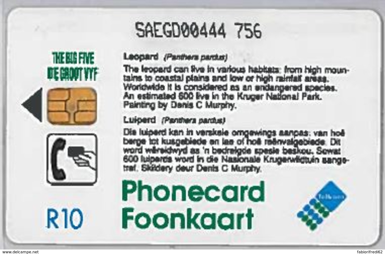 PHONE CARD-SUDAFRICA (E46.50.1 - Sudafrica