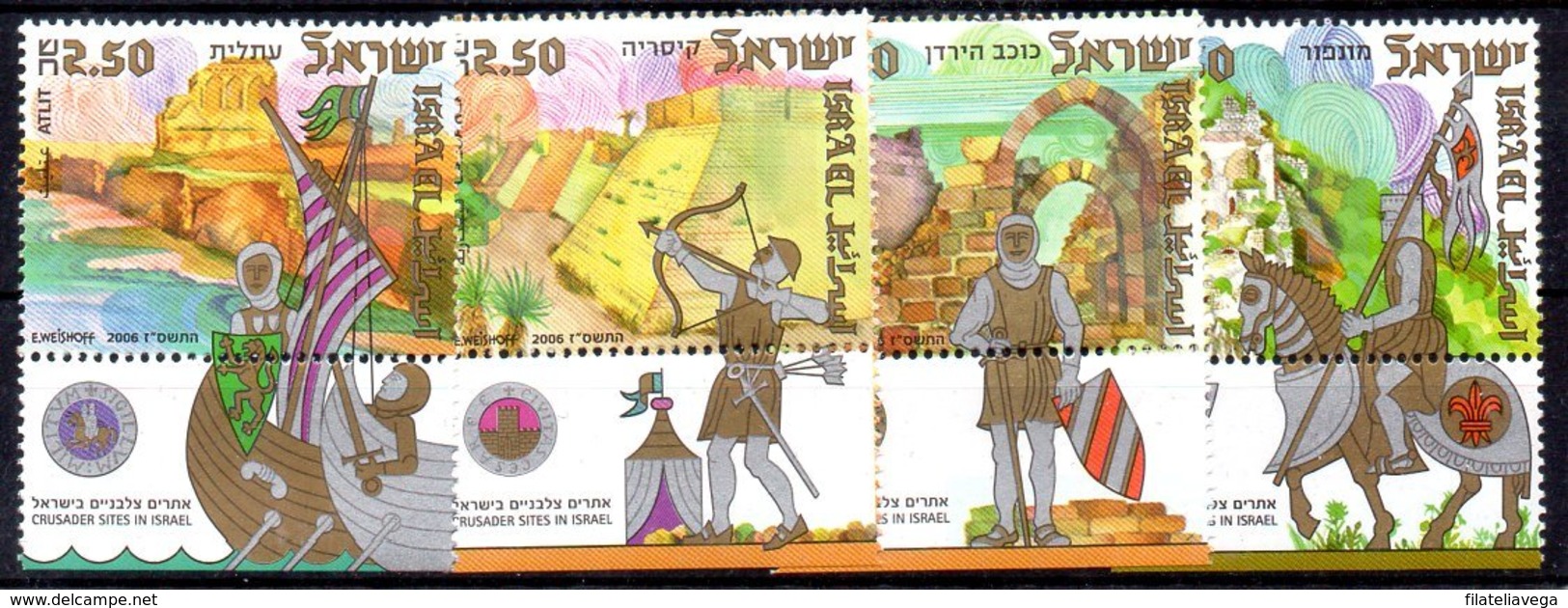 Israel Serie Nº Yvert 1825/28 ** OFERTA (OFFER) - Nuevos (con Tab)