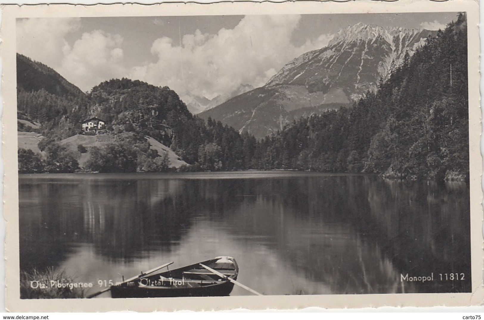 Autriche - Ötztal - Ötz - Piburgersee - 1955 - Oetz