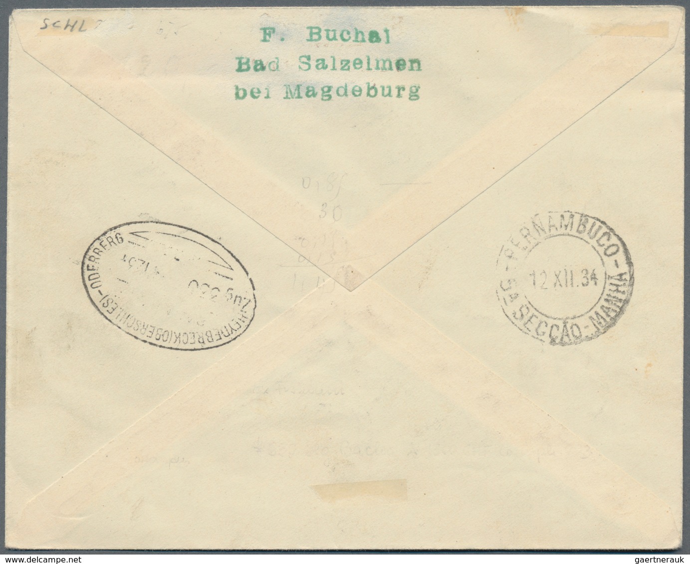 Französisch-Indochina: 1934, INDOCHINA/WEIHNACHTSFAHRT Von Saigon 22.11.34 - Reco M. 5 Verschiedenen - Covers & Documents