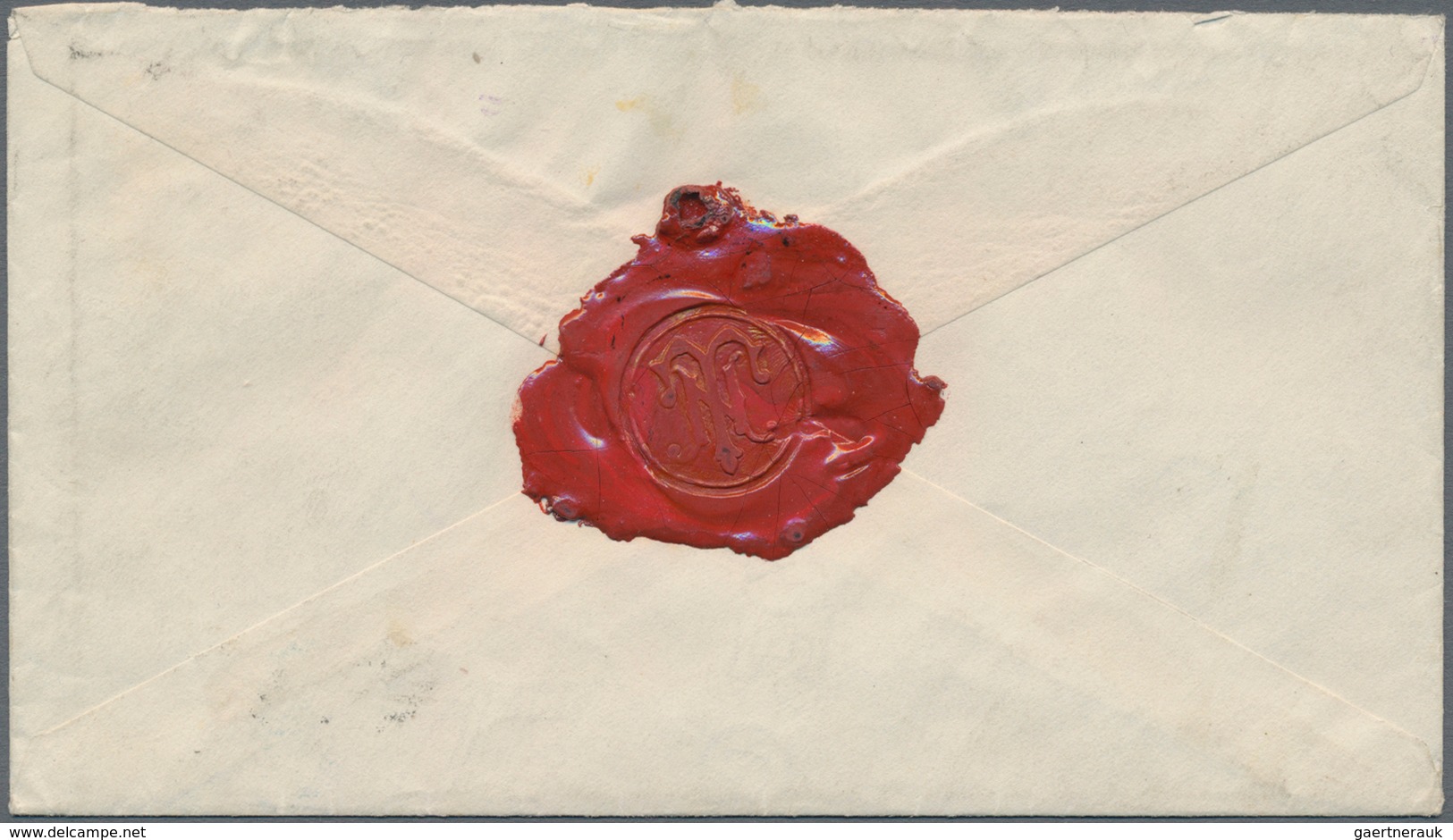 Hongkong: 1907, KEVII 4 C. Scarlet Tied "TIENTSIN B.P.O. F MR 13 12" To Cover Via Siberia To Switzer - Other & Unclassified